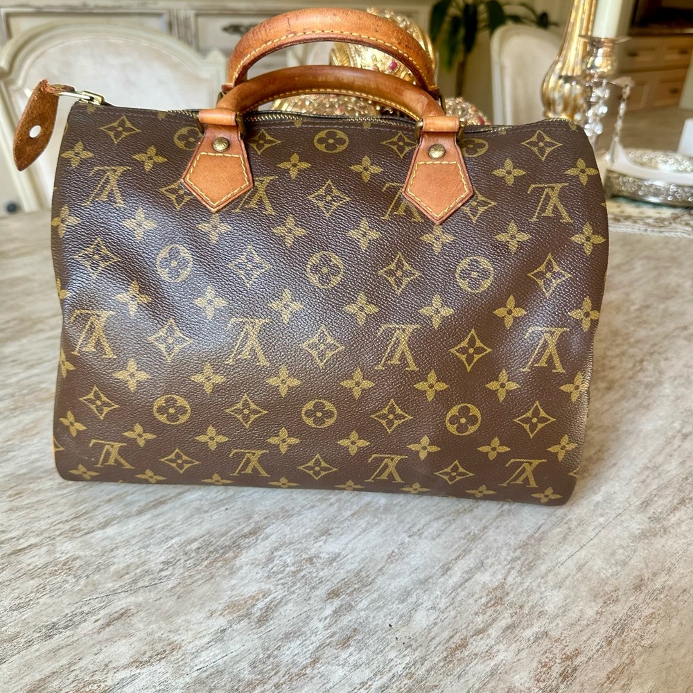 Louis Vuitton Monogram Brown speedy 30 - Picture 5 of 16